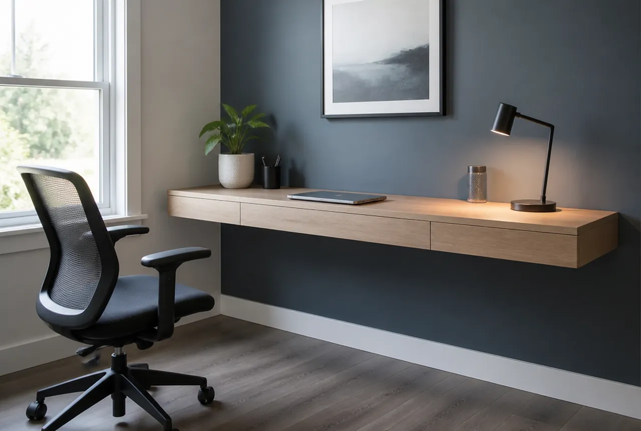 Section: work surface height and knee clearance