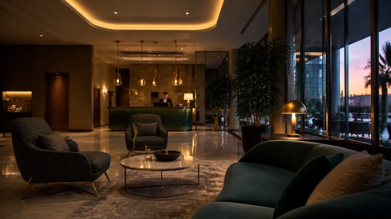 Seating, counters and the items in between