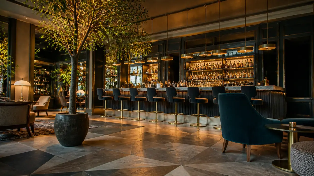 3. The restaurant and bar board